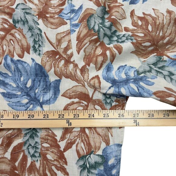 Reyn Spooner Hawaiian Shirt Mens XL Cotton Blend Vintage Popover - Picture 5 of 8